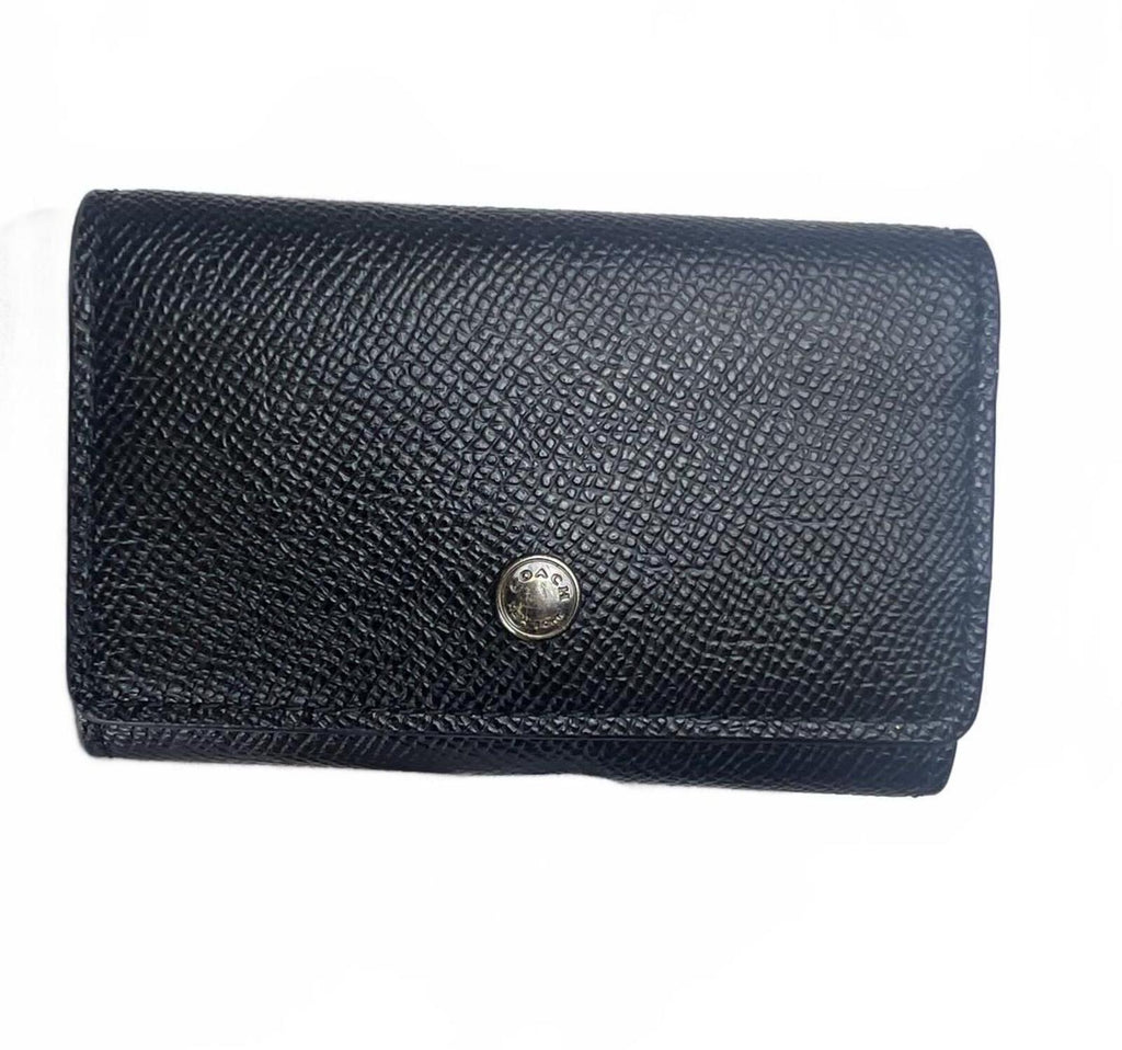Coach 5 Ring Leather Key Case