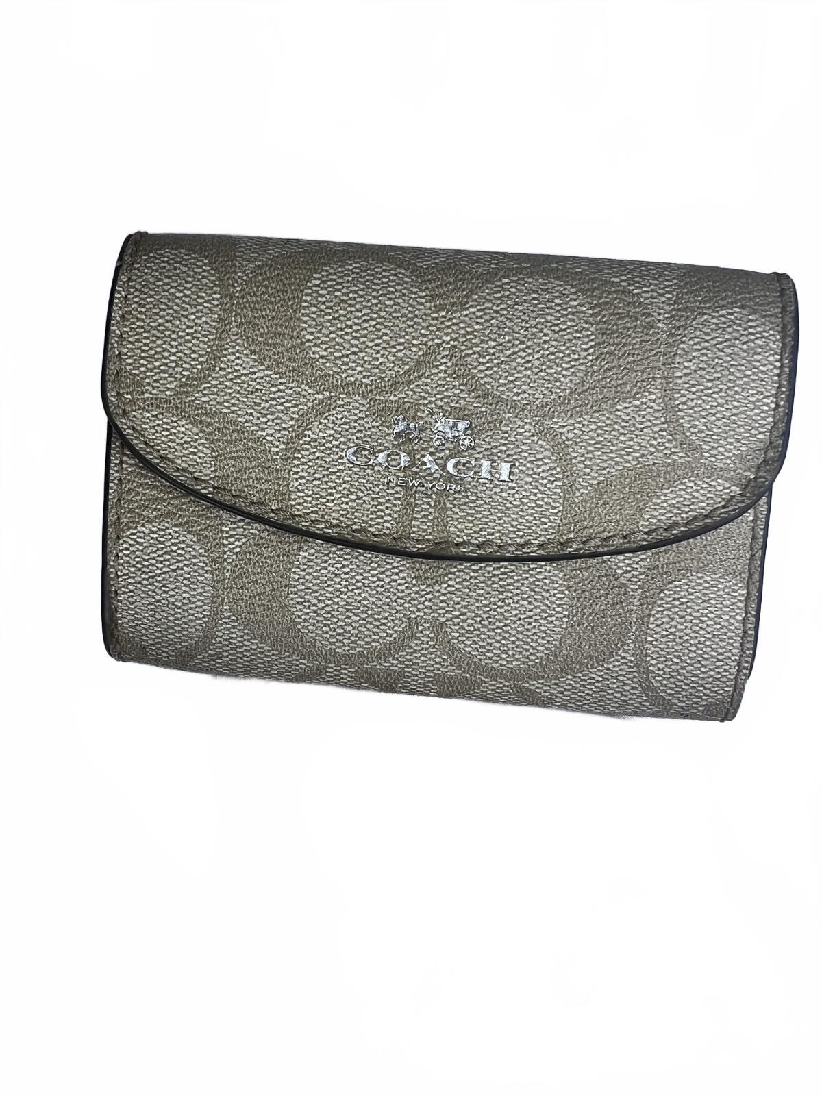 Coach Five Key Ring Case in Signature Canvas