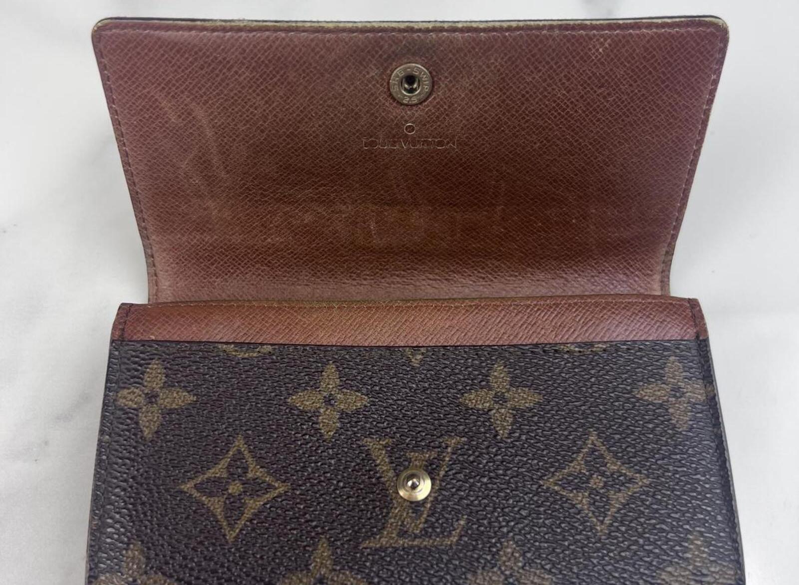 Monogram Porte-Monnaie Billets Tresor Wallet