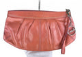 Pink Patent Leather Coach Soho Pleated Clutch Wristlet
